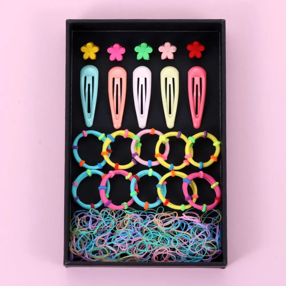 220PCS/Set BB Girls Kids Accessories Hair Rope Hairpin Hair Clip Gifts