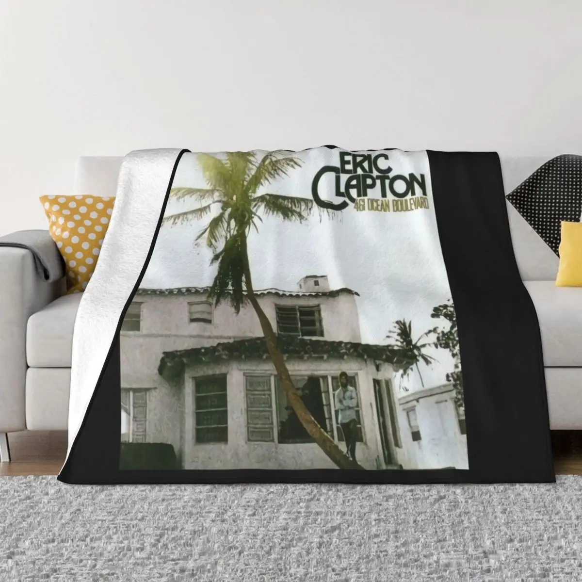 Eric Clapton 461 Ocean Boulevard Vinyl Cd Cover Swea Small Medium L Xl Mens Throw Blanket