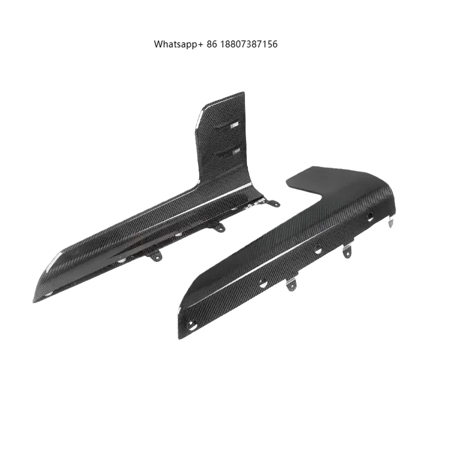 

for the 2021 forBMW M2 MP Model Dry Carbon Fiber Side Skirt Modification and Upgrade Side Package Corner Side Turbulence