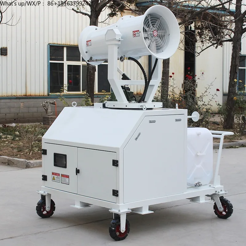 

Powerfull Water Mist Spray Machine Tower Mounted Automatic Fog Cannon Machine Sprayers Stainless Steel 46 Agriculture Customized