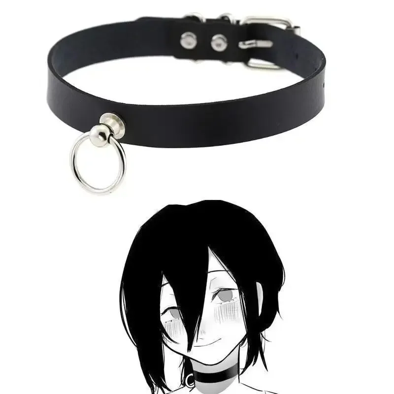 Anime Kettensäge Fan Reze Cosplay Halsband Dark Rock PU Leder Halskette Punk Gothic Harajuku Schlüsselbein Kette Schmuck 2026 Zugriffs