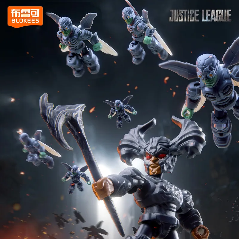  ﻿ Blokees DC JUSTICE LEAGUE Batman Superman Wonder Woman Aquaman Cyborg Arkham Serie Blind Box Anime-Figur Montage-Spielzeug Geschenk – Detail 29