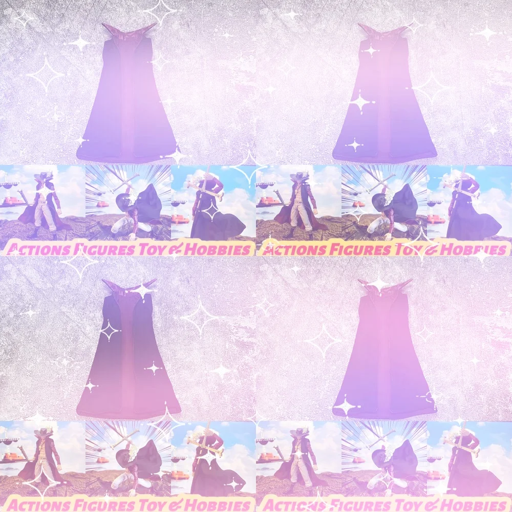 

【Only Cloak】1/12 Scale Japanese Anime Characters Oka Shichibukai Cloth Cloak Accessories Model for 6" ml Action Figure Toys