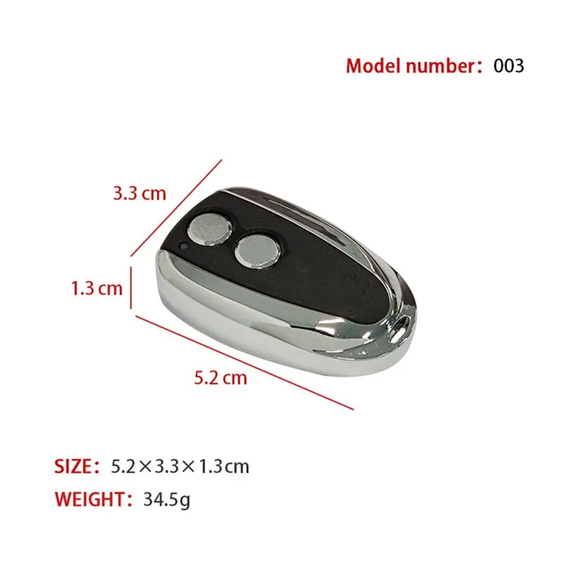 Y01A Garagentor Fernbedienung 2 Stücke Für ECOSTAR RSE2 RSC2 433 Mhz Scroll Code Für HORMANN LIFTRONIC 500 drahtlose System