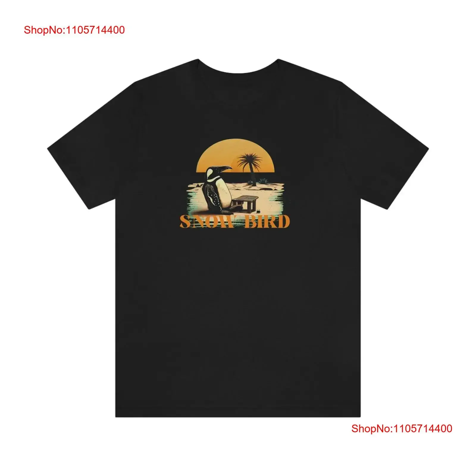Snowbird T shirt Jersey Senior Living s vintage Washed graphic designer clothes Top For Everyday Wear Comfortable Breathable