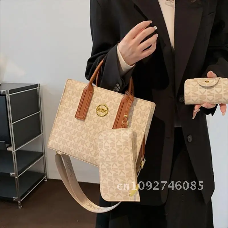 New Fashion Women's Classic Bag Trend Brand Shoulder Bag Set Crossbody Luxury Designer Handbag Bag Versatile Three Piece Tote