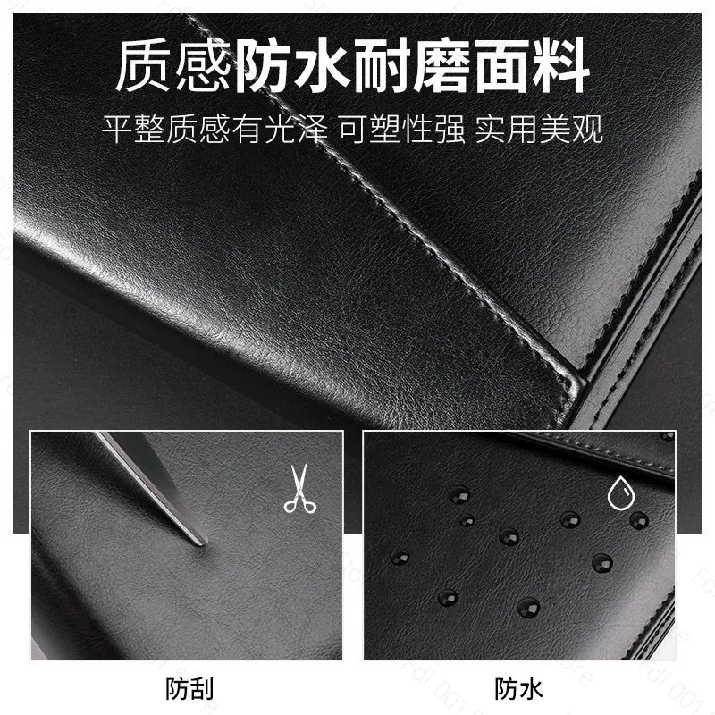 High-end business A4 codebook file bag with lock simple diary creative men's multi-functional file bag customization