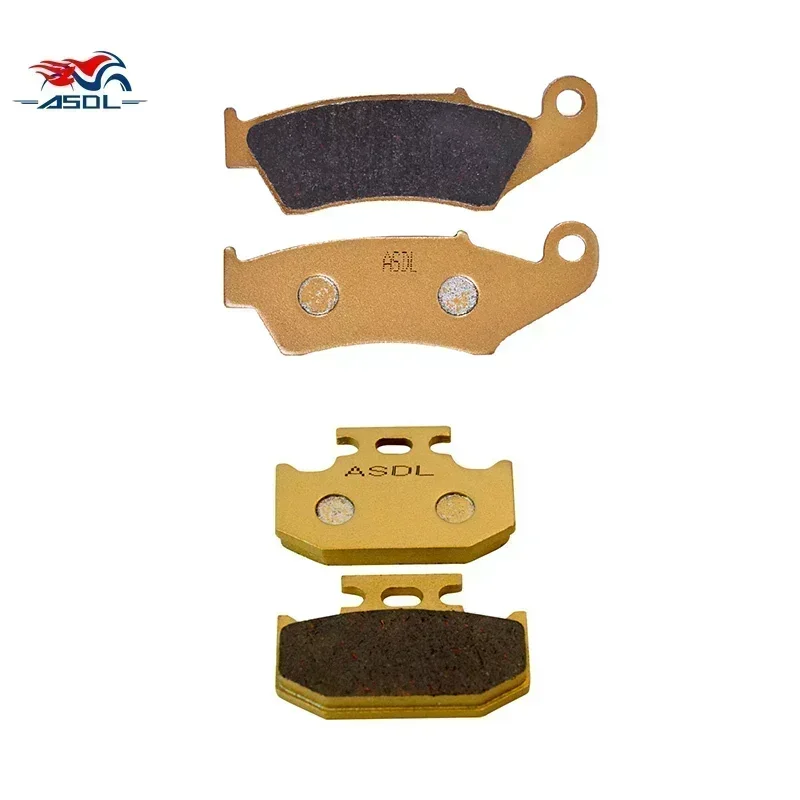 500CC Motorcycle Front Rear Brake Pads Disc Tablets For KAWASAKI KX250 KX 250 KX500 KX500E 1994-95 KLX650 KLX650C 93-97 KLX 650