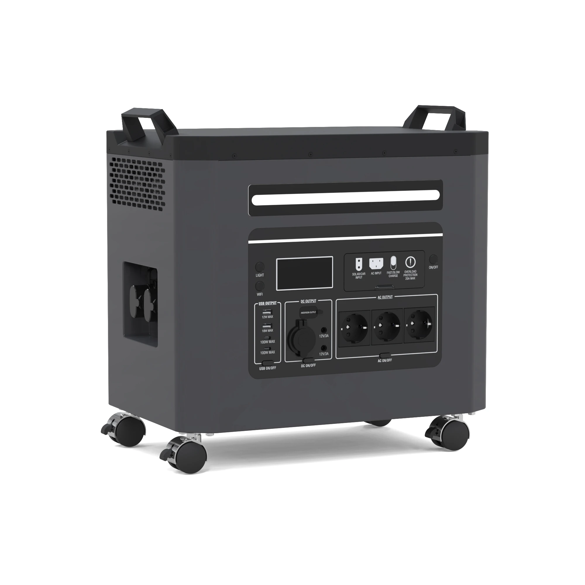 

Портативная электростанция Avepower 51.2V 3300W: комплексная система хранения энергии для дома