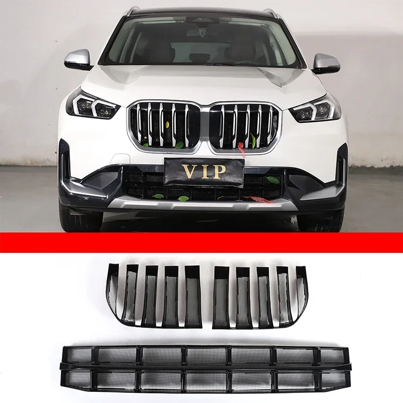 

For BMW X1 U11 M Sport version 2023+ car front air vent grille anti-insect grille sticker car exterior protection accessories