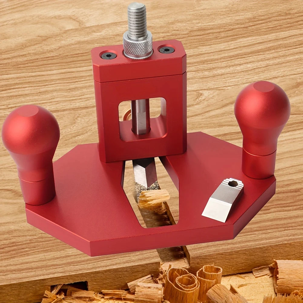 1Pc Router Plane Handheld Grooving Tool for Cutting Grooves Mortise with 2pc Blade Woodworking Tool