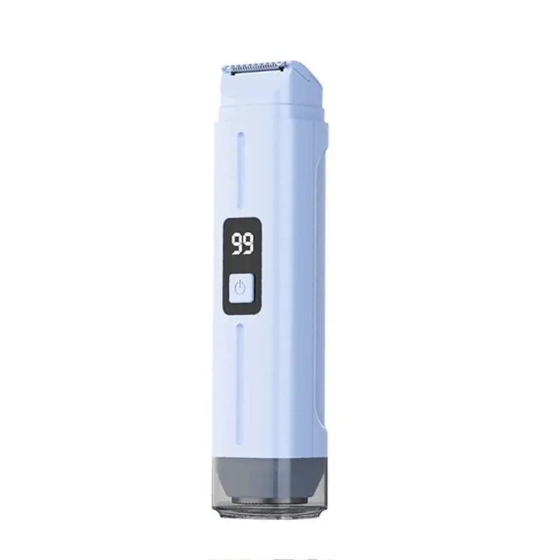 

A83G-Dual-Head 2 In 1 Electric Women Hair Trimmer For Underarm, , Leg, Bikini, Groin Hair Removal, Lady Grooming Groomer