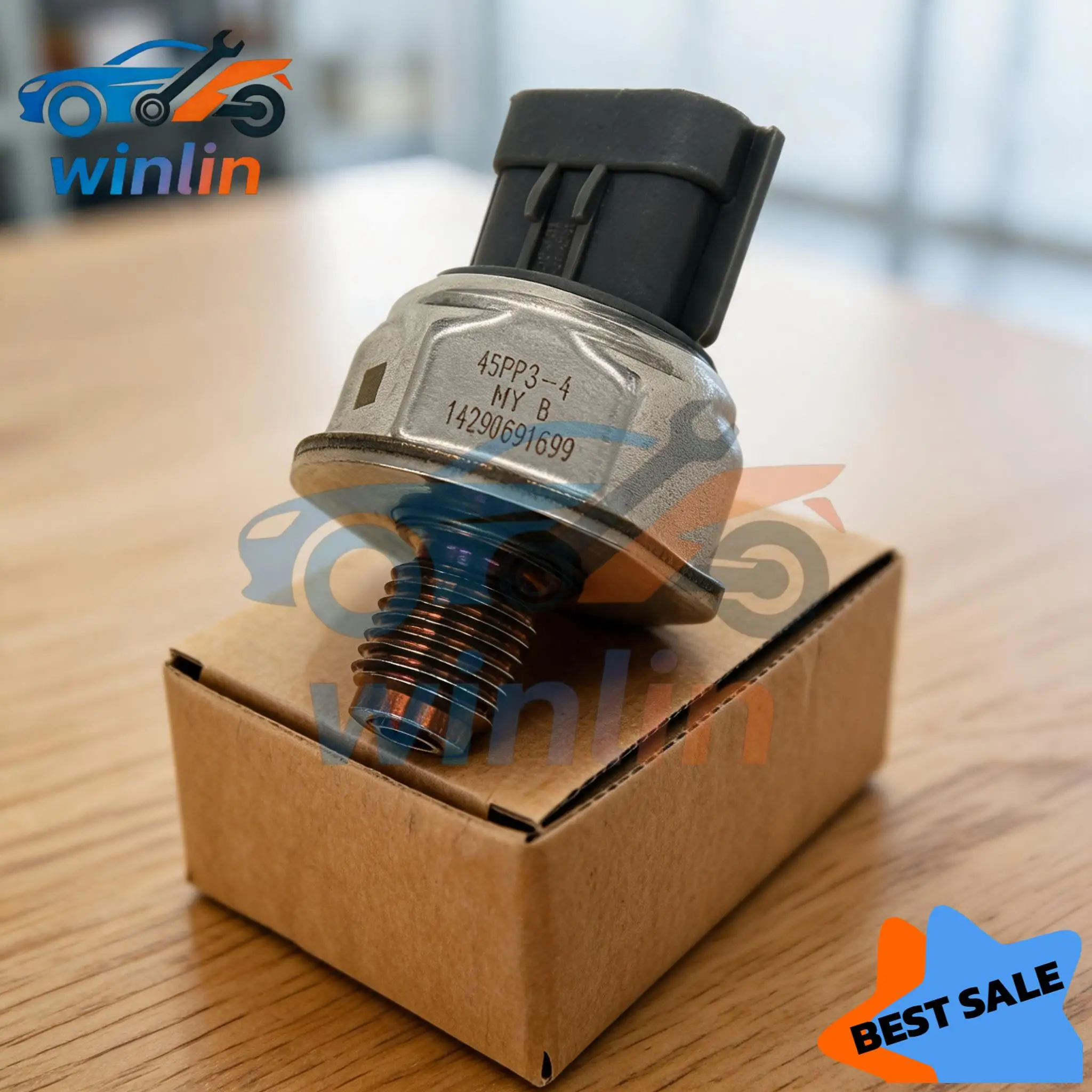 OEM 8981816160 1465A034 45PP3-1 45PP3-4 Fuel Rail Pressure Sensor for Nissan Navara D40 Pathfinder R51 2.5 dCi Ford Transit