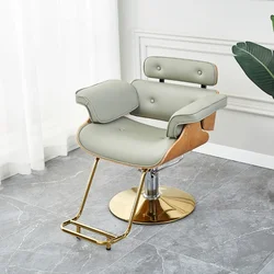 Silla ergonómica para peluquero y pedicura, barbería, juegos de belleza, Silla de barbero para oficina, Spa, Silla Facial, muebles de salón de Barberia SY50BC