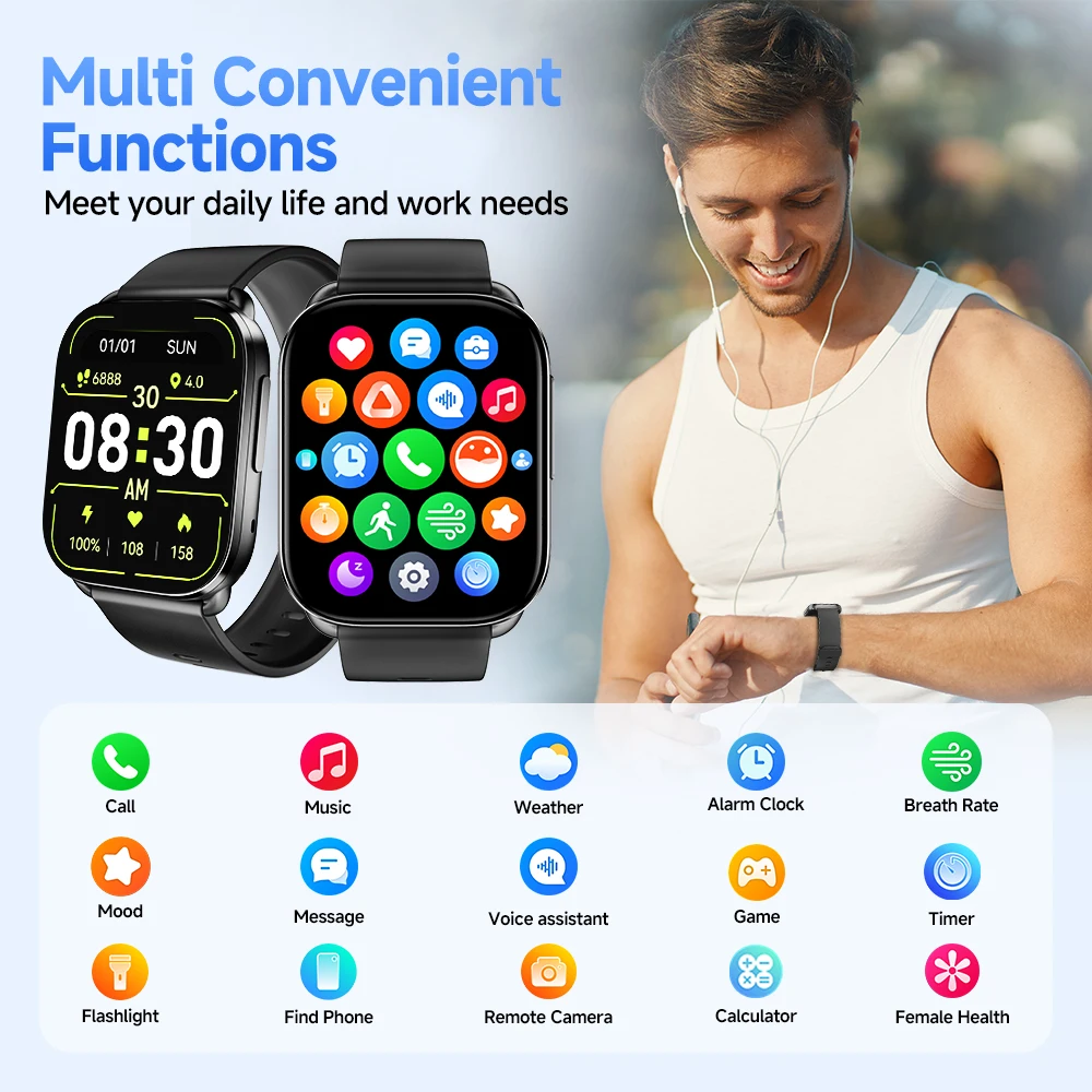 QCY Watch GS Bluetooth Call Smartwatch 2.02\