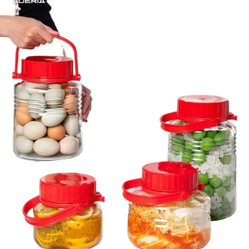 

Green plum wine bottle sealed jar sparkling wine glass bottle food grade plum wine jar winemaking large jar