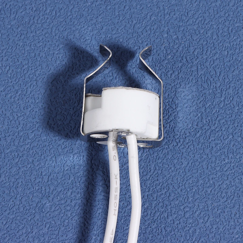 3PCS MR16 GU5.3 G5.3 Socket MR16 Socket Lamp Holder With Bracket LED Halogen Gu5.3 Light Socket White 10cm Silicone Cables~