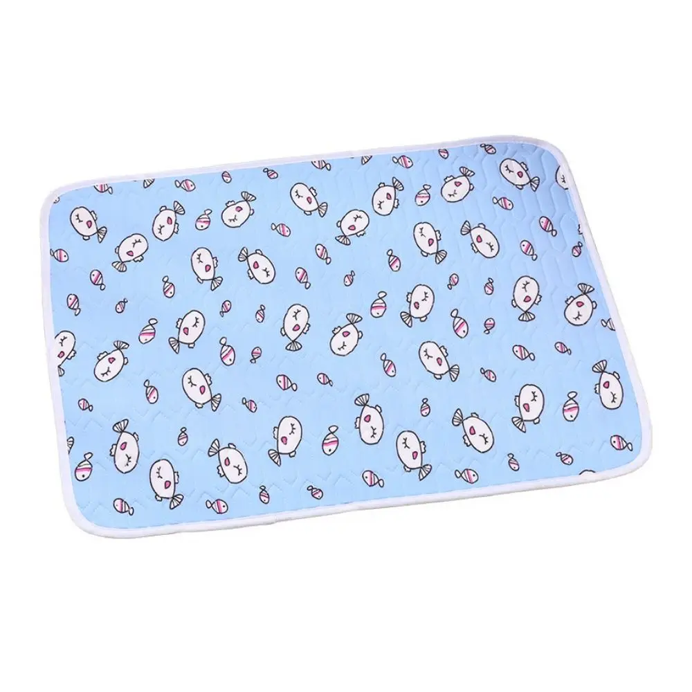 Pet Accessories Cartoon Dog Cooling Mat Non-slip Latex Cotton Pet Cool Mat Bed Soft Summer Cat Sleeping Mat Travel