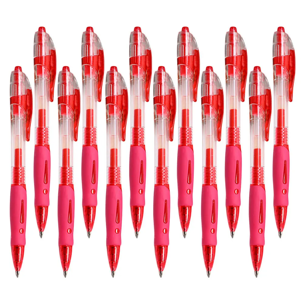 

12Pcs Premium Gel Pens Antiskid Writing Accessory Office Student School Supplies Long Lasting Smooth Experience