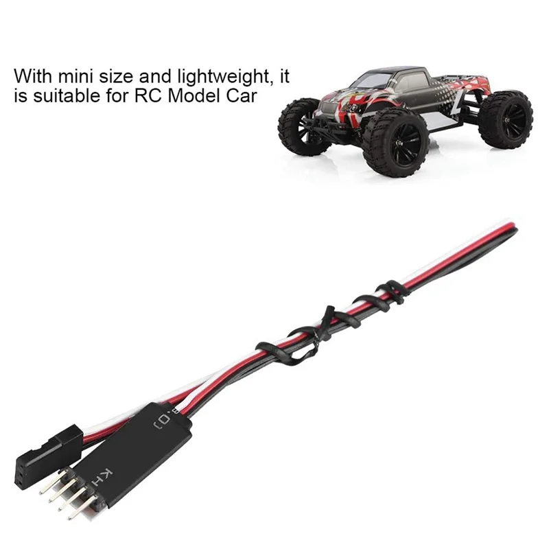 2X Modulo interruttore luce Rc Accensione/spegnimento luce auto Rc adatto per Traxxas Modello di telecomando Interruttore di controllo luce auto Scx10-Y47A