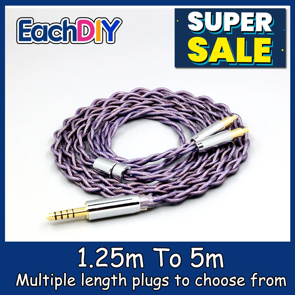 

Type2 1.8mm 140 cores litz 7N OCC Earphone Cable For Audio Technica ATH L5000 ATH AWKT f ATH AWAS LN007894