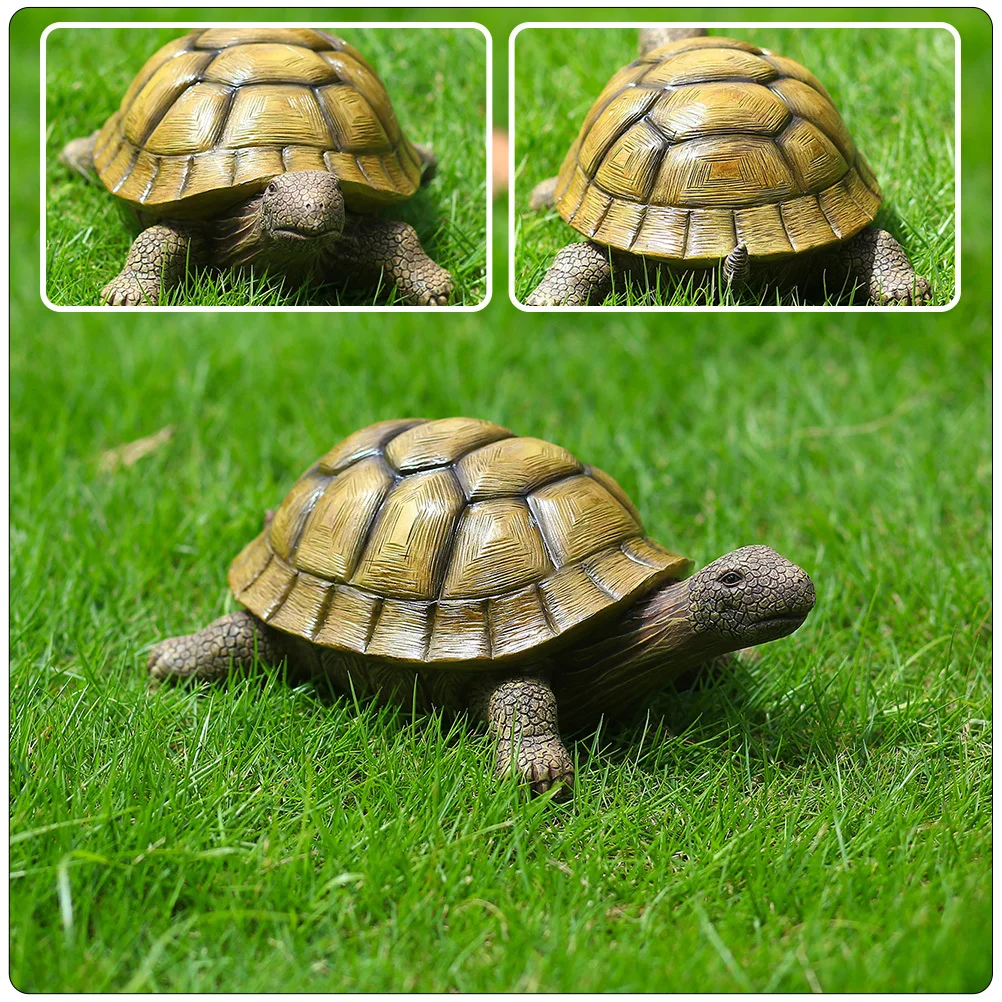 

Tortoise Decor Outdoor Waterproof Garden Landscape Sculpture Backyard Backyard Tortoise Ornament Yard Ornament Lawn