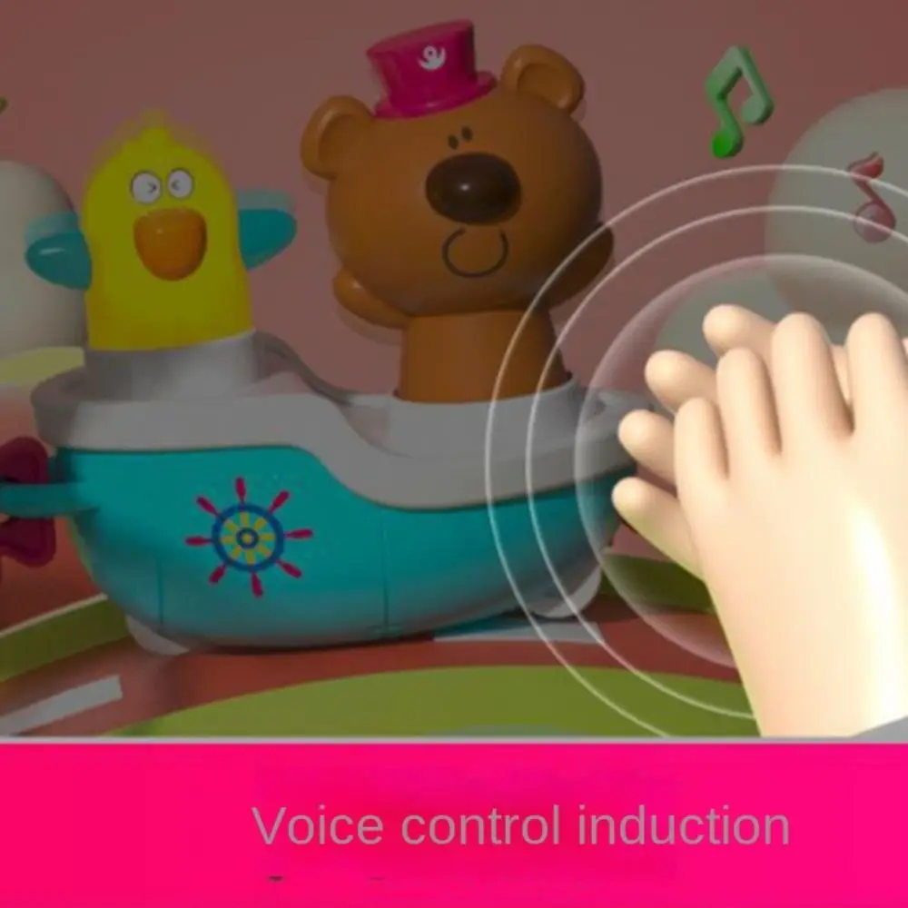 Met zuignappen Carrousel Zuignap Beer Educatieve kinderstoel Carrousel Vast leercadeau Muziekspeltafel Jongens