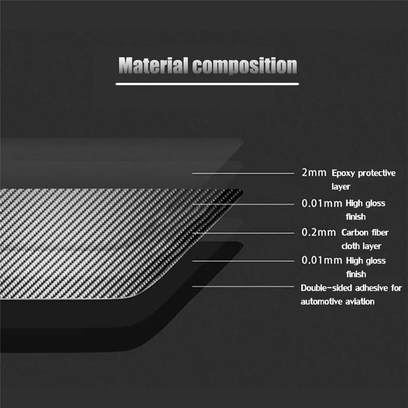 Center Console Painel Instrumento Guarnição Tampa, Adesivo De Fibra De Carbono, Interior para Audi Q5 2018-2023