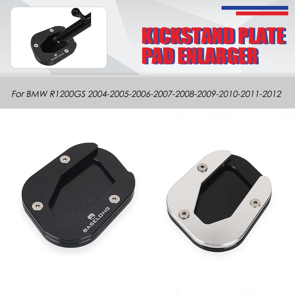 

Side Stand Enlarger For BMW R1200GS R 1200 GS 2004-2008 2009 2010 2011 2012 Motorcycle Accessories Kickstand Enlarge Plate Pad