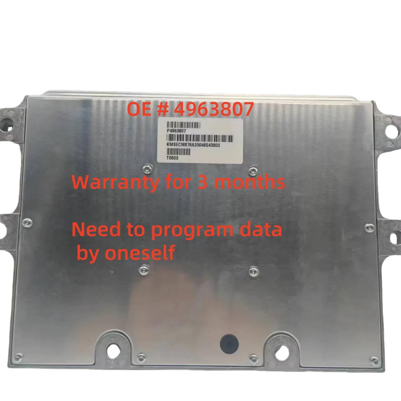 

High quality 4963807 P4963807 Engine Computer Board ECU ECM For Cummins ISM QSM CM876 Engine