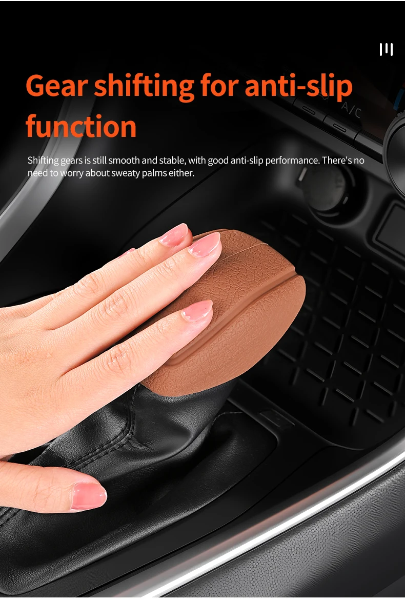 Schaltknauf-Abdeckung, verschleißfest, Schutzabdeckung, Zubehör für Corolla, RAV4, Highlander, Venza, Harrier, Camry, für Toyota – Detail 7
