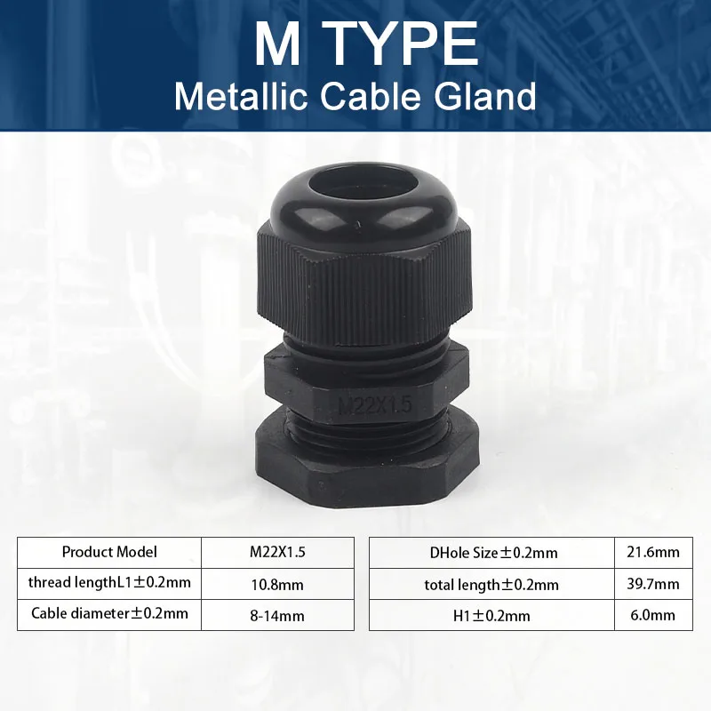5pcs ip68 Kabel verschraubung wasserdicht verstellbare Kabelst ecker m12/m16/m18/m20/m22/m25/m27/m30 Kunststoff verbindungen schwarz weiß diy go