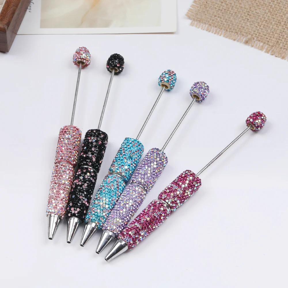 Cordial Design 20Pcs 16*145MM Beaded Pen Accessories/Jewelry Findings & Components/DIY Beadable Pen/Rhinestone Pens #17690