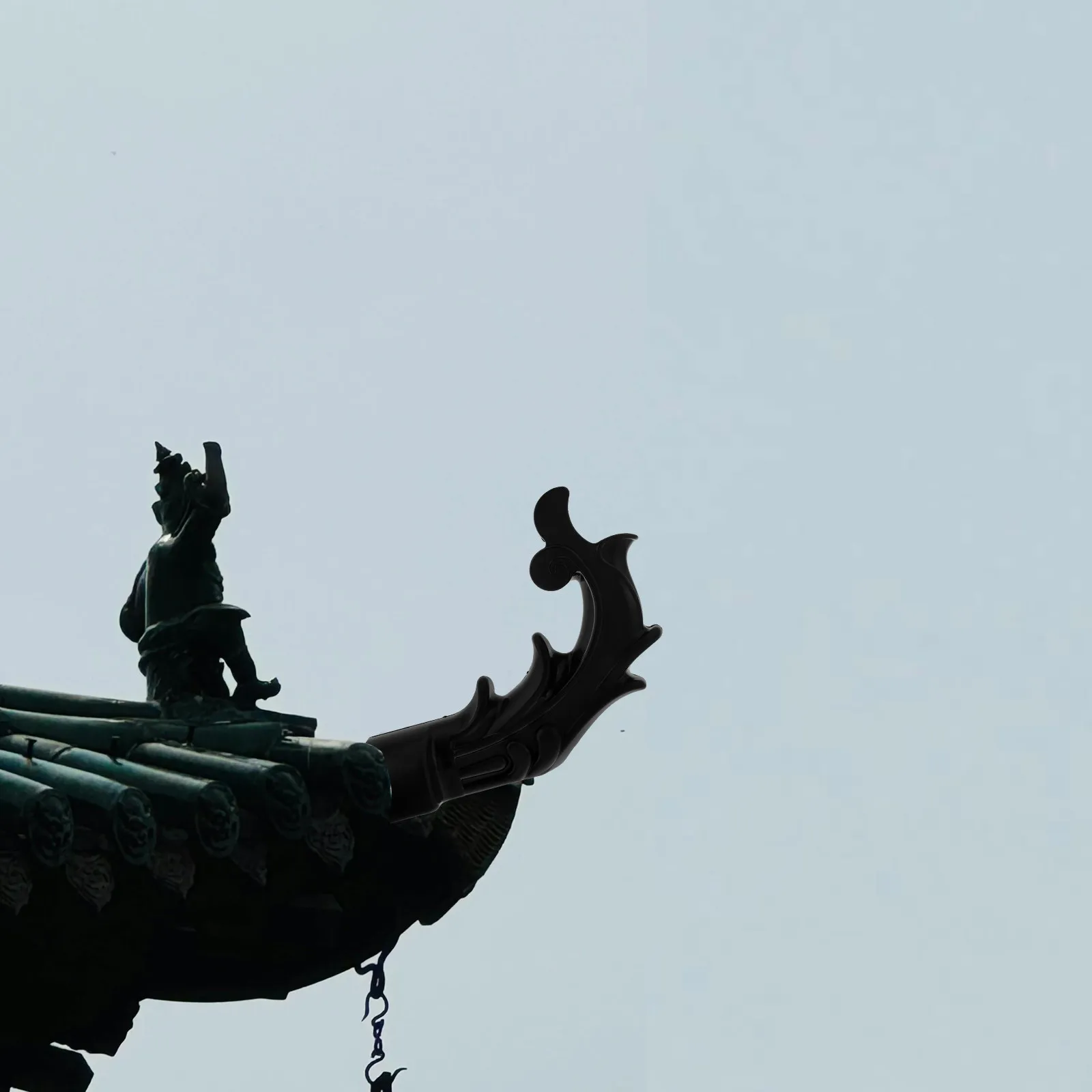 Chinese Style Roof Ornament Vintage Traditional Chinese Roof Embellishment Ancient Decorative Craft Home Decorative Accessories