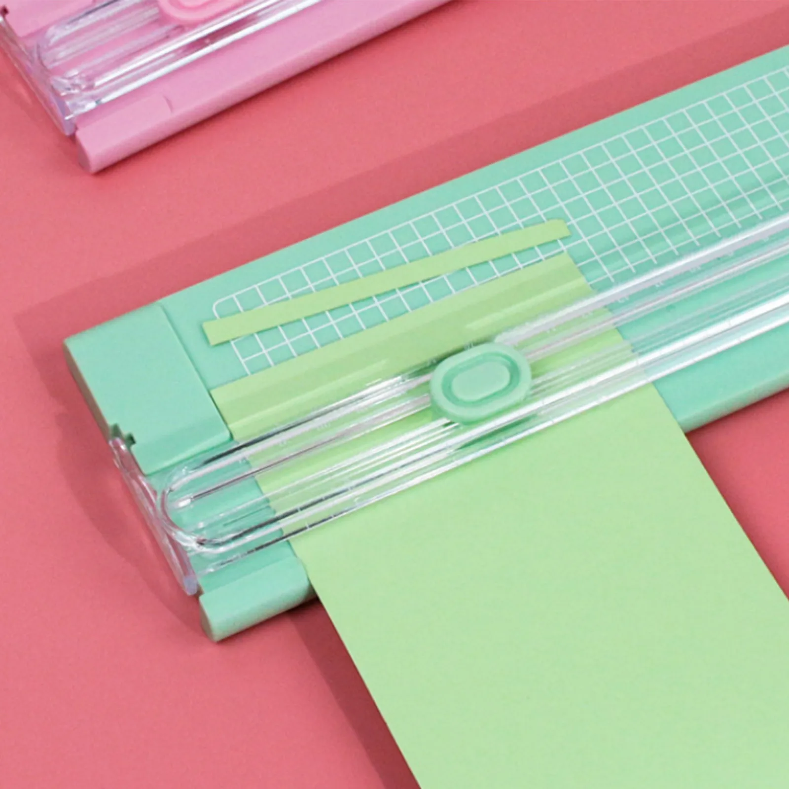 قاعدة بلاستيكية لتشذيب الورق المحمولة A4 آلة قطع الورق صور القاطع سجل القصاصات شفرة صغيرة المنزل مكتب أدوات الحرف الفنية