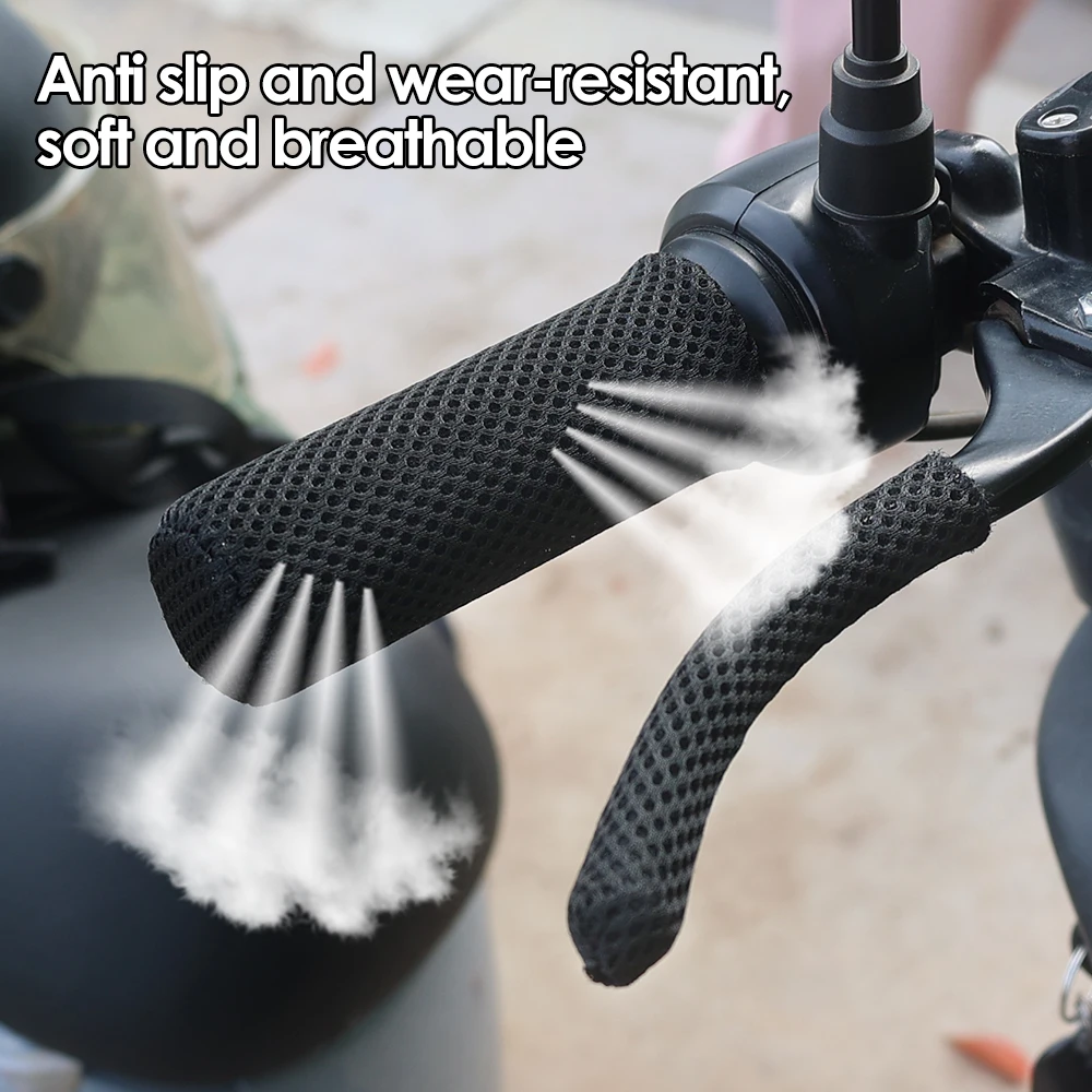 Universal Summer Motorcycle Ice Silk Handlebar Cover Nonslip Grip Covers Motorcycles Handlebars Accessories Brake Handle Sleeve