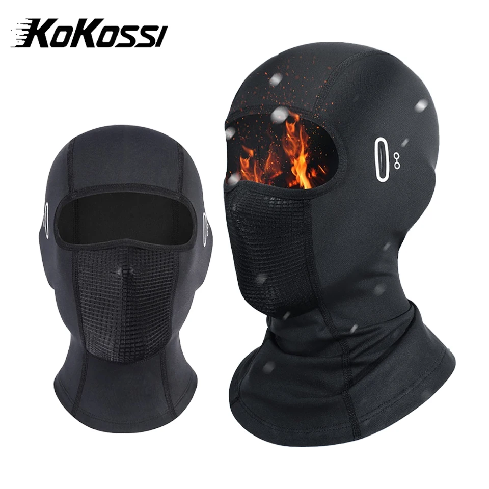 AliExpress KoKossi Winter Warm Cycling Cap Balaclava Bike Full Face Cover Hiking Hat  Motorcycle Headwear Climbing Thermal Sport Gear