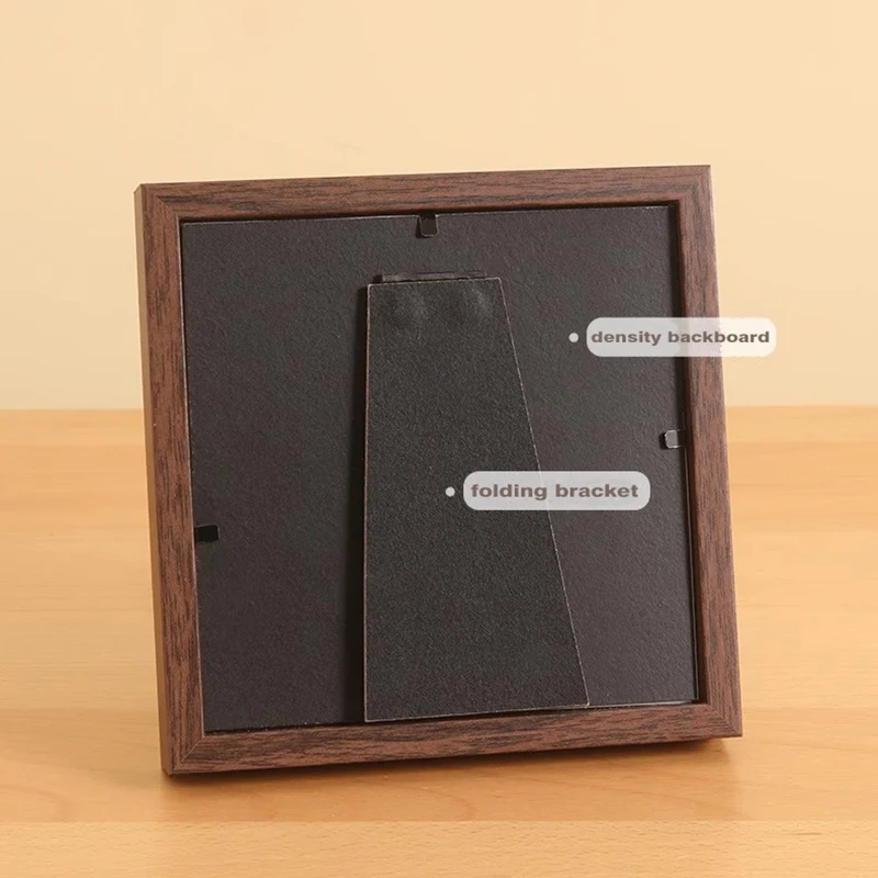 4/5/6 Inches Wooden Photo Frame for Tabletop Display Wedding Baby Family Portraits  Picture Frames Wall Photo Desktop Decor