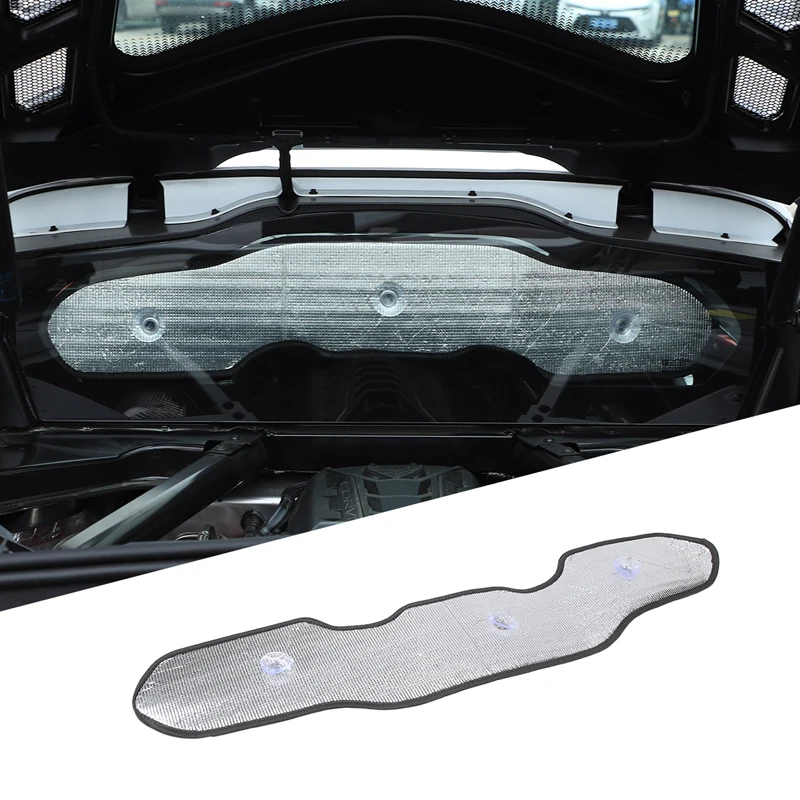 

For Corvette C8 Z06 Z51 ZR1 2020-2023 Car Styling Silver Car forward Windshield Sunshade Car Solar Protection pad Accessories