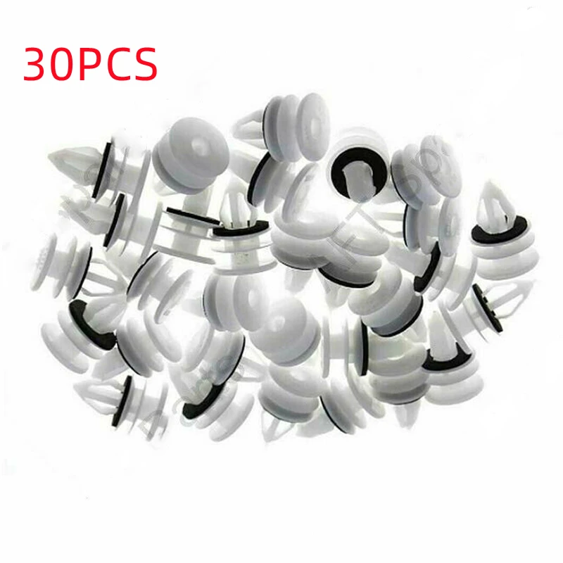 30pcs Door Panel Clip Sealer Trim Retainer 11519031 For Chevrolet GMC Envoy Hummer H2 H3 H3T Trailblazer