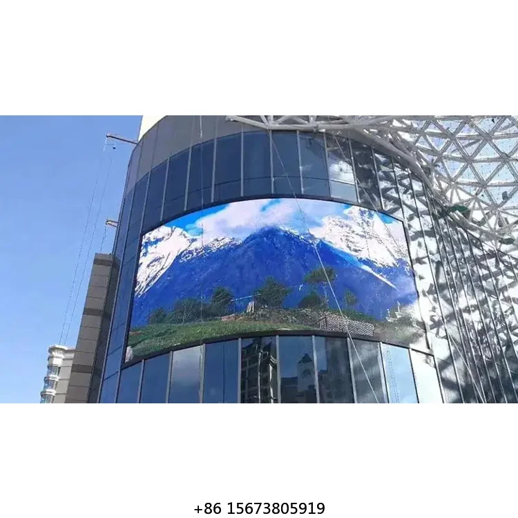 Outdoor Advertising LED Display Screen Outdoor Capacitive Video Wall Panel Curved LED Screen Rental Outdoor LED Display