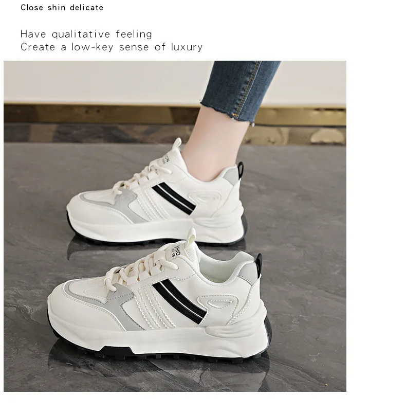 Leichte Damen-Laufschuhe, Frühlings-Neuheit, rutschfeste, weiche Sohle, Sportsneaker, bequeme, atmungsaktive Freizeitschuhe – Detail 21
