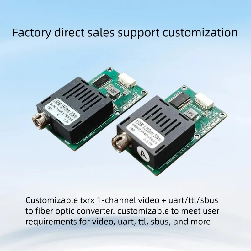 Drone Fiber Optic Modul TTL Fiber Optic Transceiver Optic Port FC Interface Modul UART/SBUS zu Fiber Optic