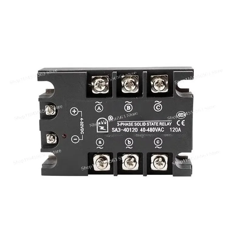 Three Phase Solid State Relay DC to AC | Replacement for SA340100D SA3-40100D 40120D | 100A 120A SSR