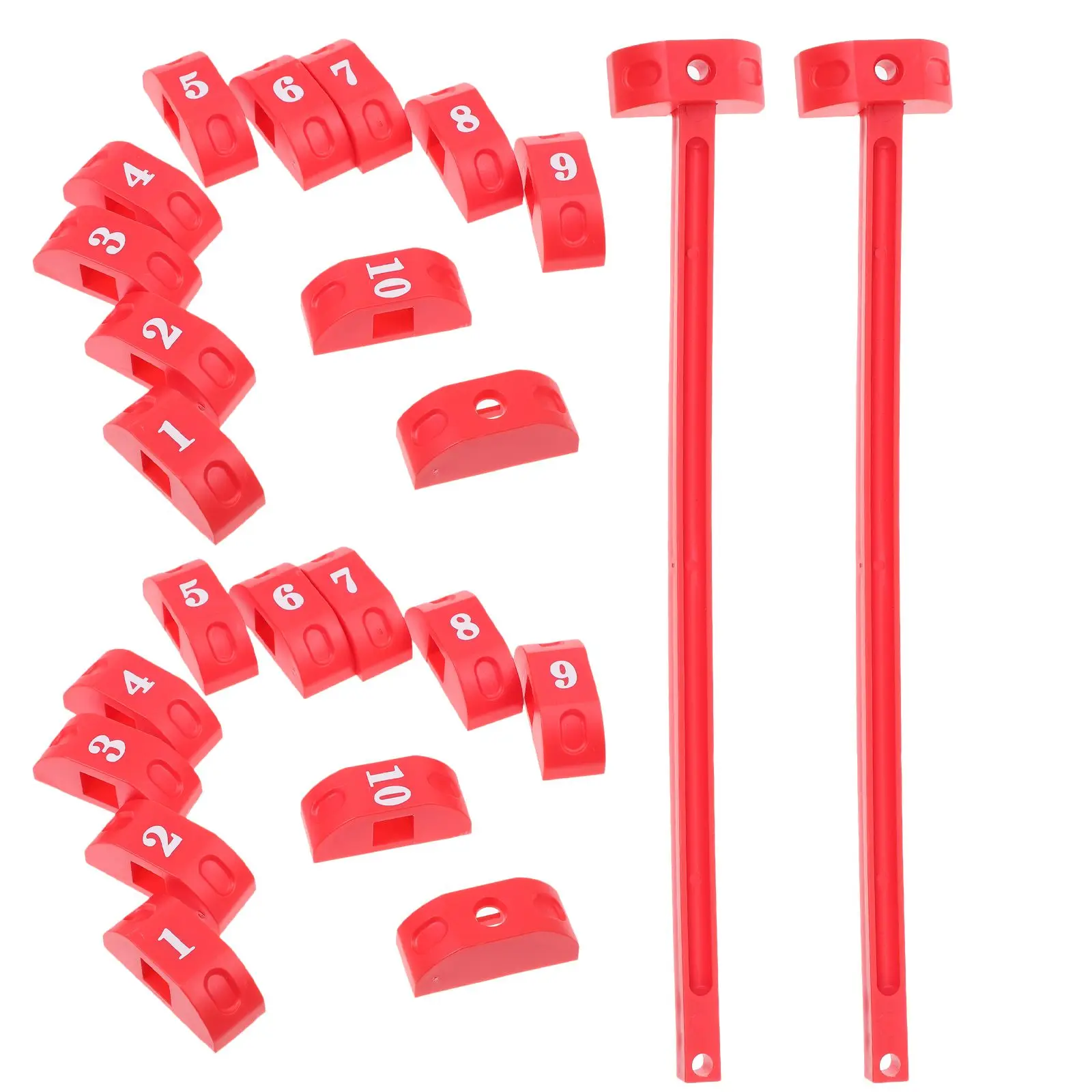 

2 Pcs Football Scorer Counters Indicator Foosball Keepers Sports Table Scorekeeper for Game Games