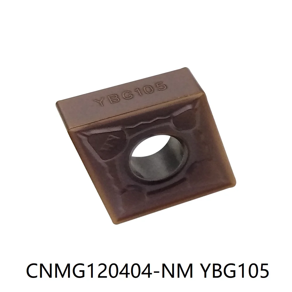 ZCC 100% ORIGINAL CNC CNMG 120404 YBG105 CNMG120404-NM YBG102 Turning Inserts For Steel,Stainless Steel