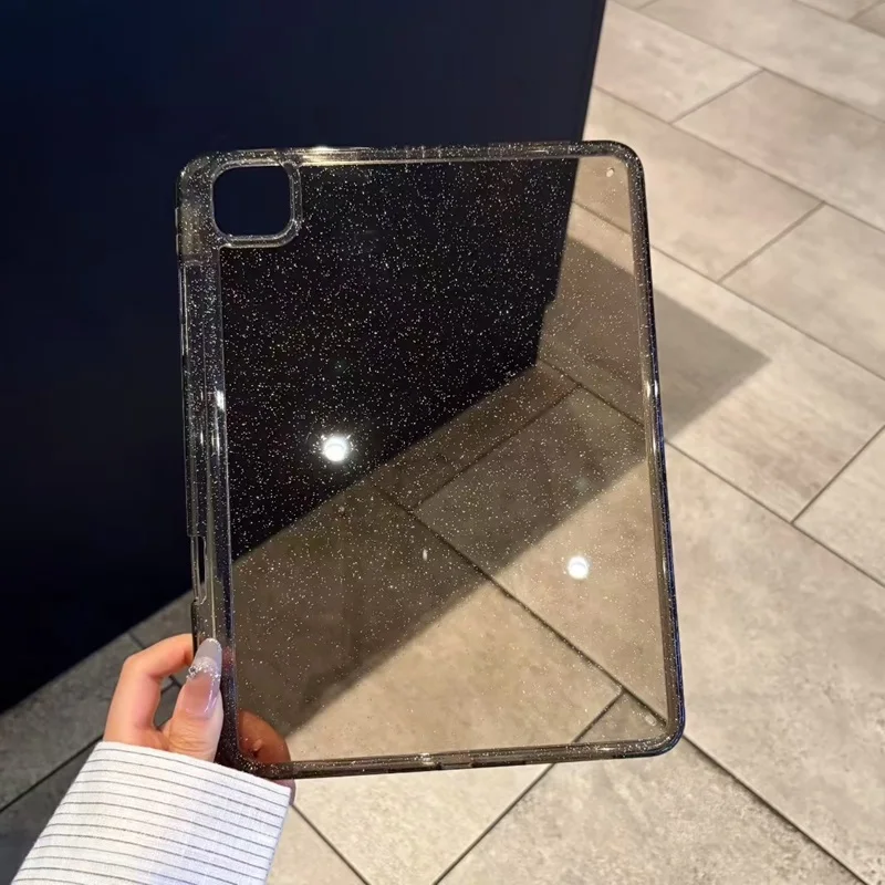 حافظة لامعة لجهاز iPad 11th 11 10th 10.9 Gen ipad Air 4 5 10.9 pro 11 غلاف صلب من الأكريليك iPad air 11 بوصة غطاء متألق لامع #4