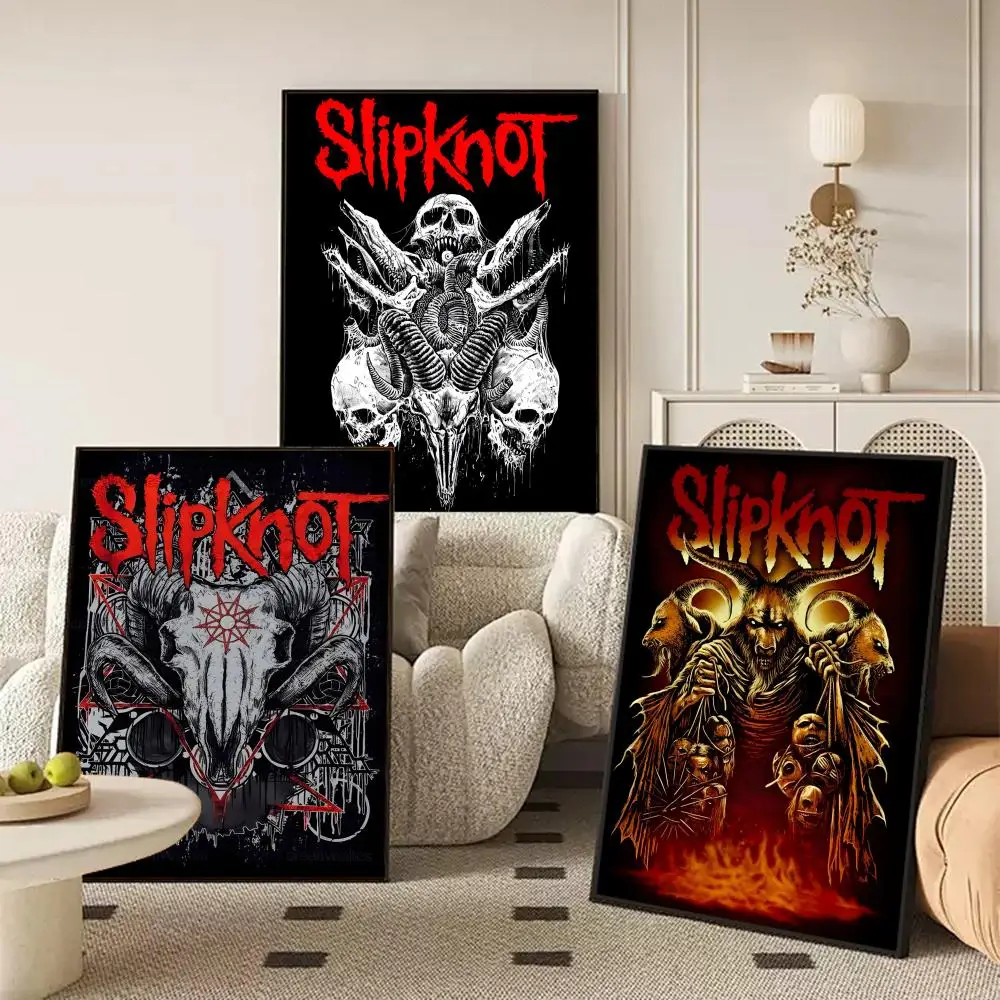 H-Heavy Metal Band Rap-Metal Music S-Slipknot Album Poster Canvas painting with prints Home bedroom living room decoration gift
