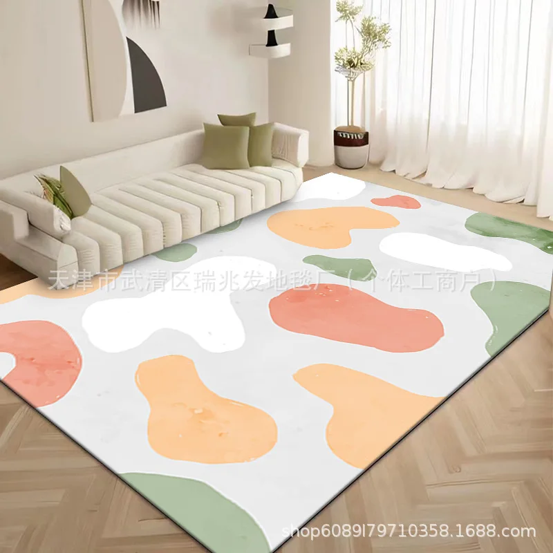 

Living Room Carpet I Abstract Bedroom Study Large Carpet Coffee Table Mat Absorbent and Dirt Resistant Floor Mat