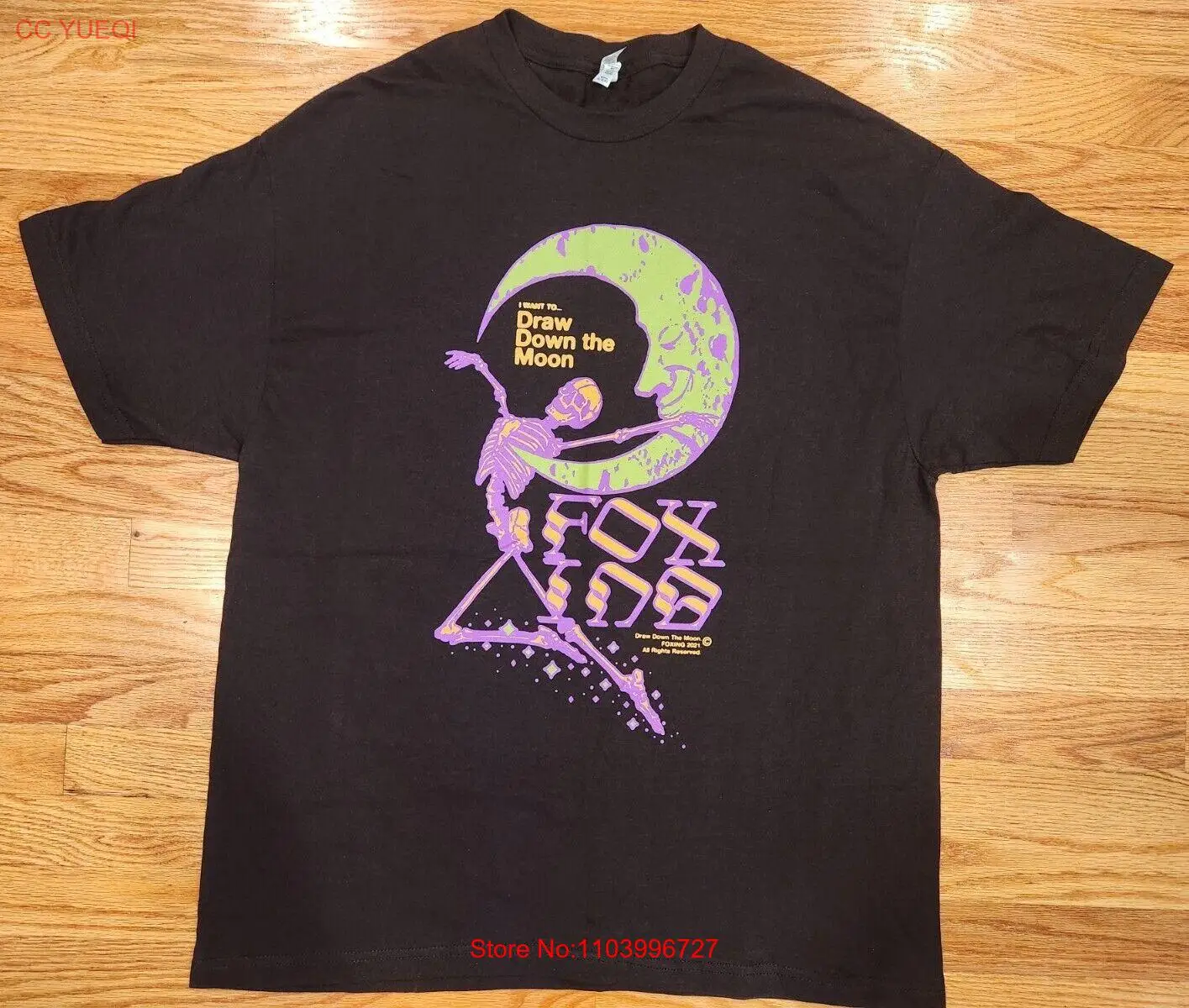 Foxing Draw Down the Moon Shirt 2021 XL Preowned Hopeless Records Triple Crown